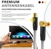 Antennenkabel Digital TV Kabel 135db Koax Stecker 90° Produktbild-Vorschau 3