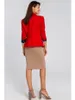 Stylove Damen-Blazer Helainete S154 rot XL Produktbild-Vorschau 4