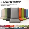 Pillows24 - 6x Hochlehner Auflagen 120x50x8 cm | Bequeme & Produktbild-Vorschau 4