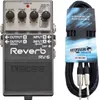 Boss RV-6 Reverb Pedal Studyjny pogłos z kablem gitarowym Podgląd zdjęcia produktu 1