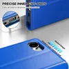 Close-up shots of a blue phone case, highlighting its features. Náhľad obrázku produktu