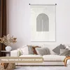 MuchoWow® Wandteppich Wandbehang Kunst - Bogen - Schwarz - Produktbild-Vorschau 2