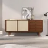 Sideboard SIMONA mit Rattan-Geflecht 175cm, kastanien optik Produktbild-Vorschau 3