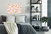 MuchoWow® Poster Banane - Rosa - Pastell 60x40 cm - Produktbild-Vorschau 4