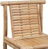 Close-up view of a bamboo chair seat and back. Produktbild-Vorschau