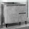vidaXL Waschbeckenunterschrank Betongrau 65x33x60 cm Produktbild-Vorschau 2