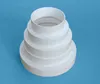 A white stepped conical reducer sits on a blue background. Anteprima dell’immagine prodotto
