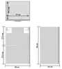 vidaXL Hängeglasschrank Lyon Betongrau 40x31x60 cm Produktbild-Vorschau 8