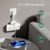 Steckdosenleiste mit USB, 3 Fach Mehrfachsteckdose Mit Produktbild-Vorschau 2