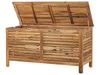 BELIANI Skrzynia ogrodowa jasnobrązowy akacjowe 130 x 64 cm Podgląd zdjęcia produktu 5