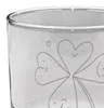 Mr. & Mrs. Panda Whiskyglas Blume Kleeblatt - Transparent - Produktbild-Vorschau 5