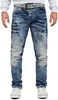 Cipo & Baxx Herren Regular Fit Jeans Stonewashed CD346 Blue Produktbild-Vorschau 1