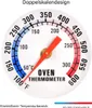 Backofenthermometer Edelstahl, Zeiger Thermometer 50-300°C, Produktbild-Vorschau 3
