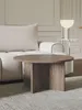 Selsey Ovo - Couchtisch rund 76x76 cm Holzoptik Nussbaum Produktbild-Vorschau 3