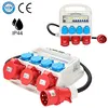 Clanmacy RCCB 2 x CEE 400V/16A+4 x 230V Schuko IP44 5 Podgląd zdjęcia produktu 5