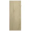 vidaXL Kredens dąb sonoma 60x30x75 cm materiał Podgląd zdjęcia produktu 6