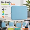 13 Zoll Laptop Tasche Notebooktasche Blau Notebook Produktbild-Vorschau 8
