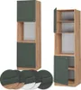 Herdumbauschrank Vicco Fame-Line Grün-Gold Landhaus 60 cm Produktbild-Vorschau 6