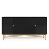 Merax Kommode 160 cm, Sideboard mit 4 Türen, Goldenes Bein, Produktbild-Vorschau 8