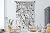 MuchoWow® Wandteppich Wandbehang Wasserfarben - Tiere - Produktbild-Vorschau 3