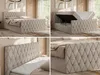 MKS MEBLE Boxspringbett 200x200 mit Bettkasten, Bett Produktbild-Vorschau 2