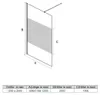 SONNI 120x200cm Walk in Duschwand Duschabtrennung mit 8mm Produktbild-Vorschau 7