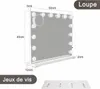ZMH Miroir de maquillage Miroir cosmétique à intensité Voir les images du produit 6