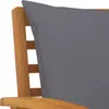 vidaXL Banc de jardin 120 cm avec coussins gris foncé en Voir les images du produit 4