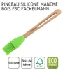 Pinceau de cuisine et de pâtisserie 26 cm en poils silicone Voir les images du produit 4
