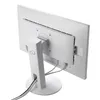 The back of a white Fujitsu monitor on a white background. Produktbild-Vorschau