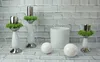 Doniczka ceramiczna osłonka biała walec H22 Podgląd zdjęcia produktu 4