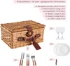 Picknick-Set für 2 Personen, rot, mit Kühlfach und Produktbild-Vorschau 9