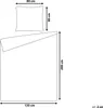 BELIANI Komplet pościeli różowy bawełna 135 x 200 cm Podgląd zdjęcia produktu 7