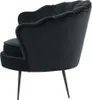 FURNLUX Sessel Calais Schwarz 83cm / Hauptfarbe: Schwarz / Produktbild-Vorschau 3