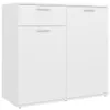 vidaXL Sideboard Blanc 80x36x75 cm Bois composite Voir les images du produit 2