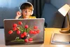 MuchoWow® Laptop Aufkleber Sticker Cover Ein Strauß roter Produktbild-Vorschau 3