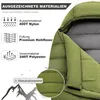 Mumienschlafsack Norskskin Ultralight Green 900 g 220 cm Produktbild-Vorschau 5