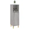 vidaXL Badschrank Grau Sonoma 30x30x100 cm Holzwerkstoff Produktbild-Vorschau 5