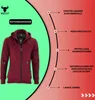 Damen Motorrad hoodie mit CE-Protektoren Produktbild-Vorschau 5