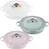 LeCreuset Casserole professionnelle Gourmet Fleur | Pêche : Voir les images du produit 6
