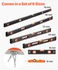 Set di 6 livelle a bolla, dimensioni: 200/120/80/60/40/25 Anteprima dell’immagine prodotto 3