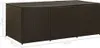 vidaXL Coffre de jardin en poly rotin 180x90x70 cm brun Voir les images du produit 12
