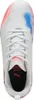 Top-down view of a white Puma soccer cleat with red and blue accents. Produktbild-Vorschau