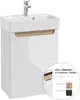 Waschtischunterschrank 48,5 cm Keramik-Waschbecken Produktbild-Vorschau 1