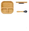 Assiette pour enfant Relaxdays en bambou, avec ventouse, Voir les images du produit 9