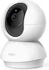 A white indoor security camera on a white background. Produktbild-Vorschau
