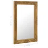 vidaXL Wandspiegel im Barock-Stil 50 x 80 cm Golden -  Produktbild-Vorschau 11