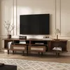 okwish Ovaler TV-Schrank TV-Ständer mit Schubladen und Produktbild-Vorschau 2