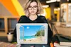 MuchoWow® Laptop Aufkleber Sticker Cover Aussicht - Wasser Produktbild-Vorschau 5