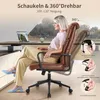 IWMH Fauteuil de direction en cuir PU, chaise de bureau Voir les images du produit 6